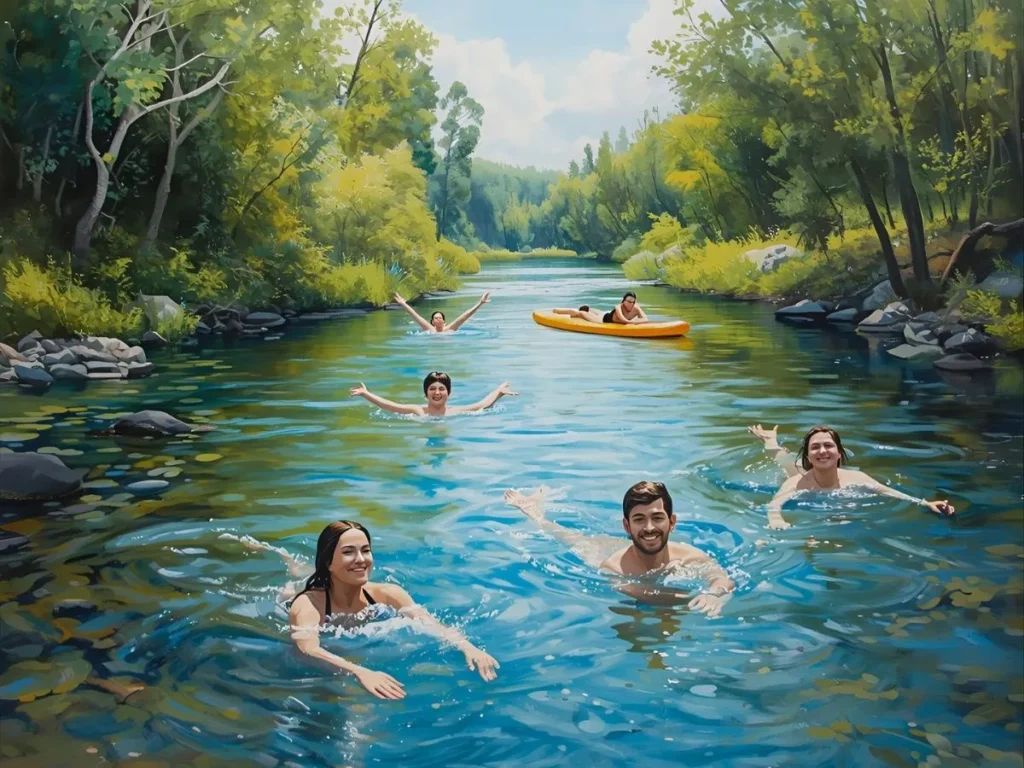 Dream of Swimming in a River With Friends Spiritual Meaning