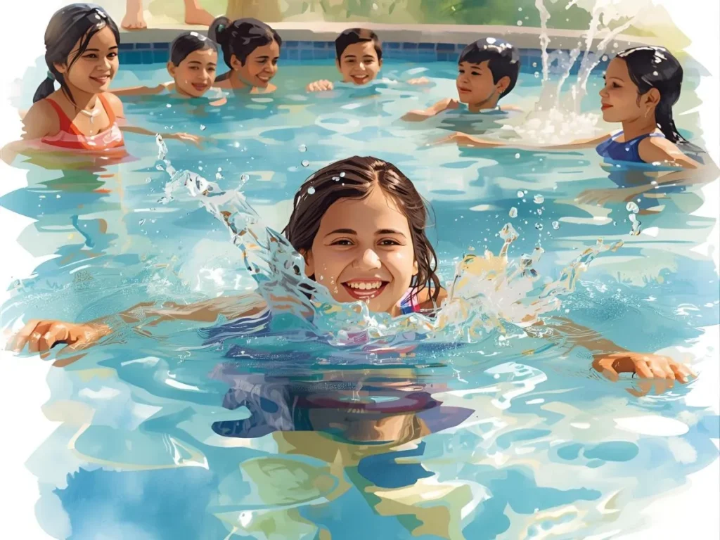 Dreaming of Swimming in a Pool With Others