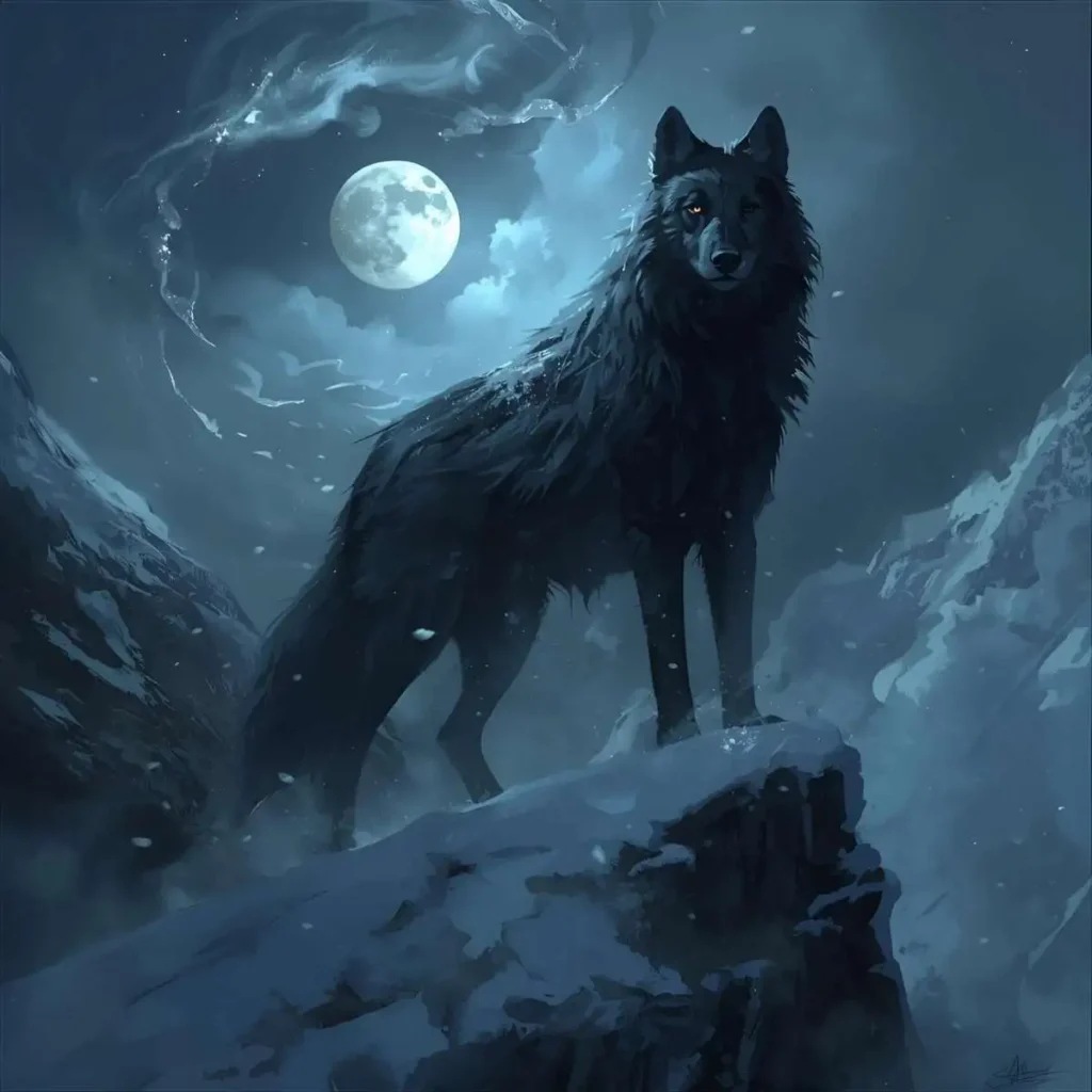 Black Wolf in Dream Meaning
