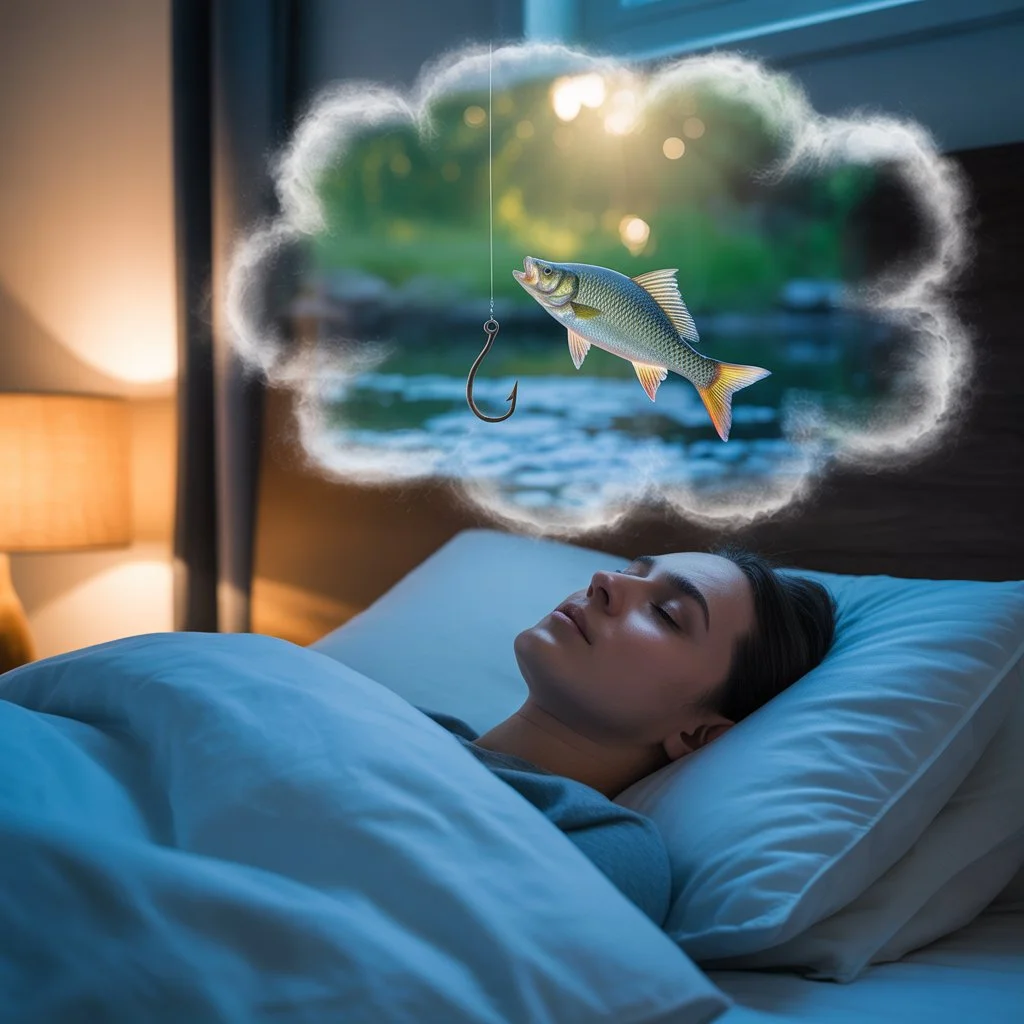 Dreaming of Catching Fish with Hook