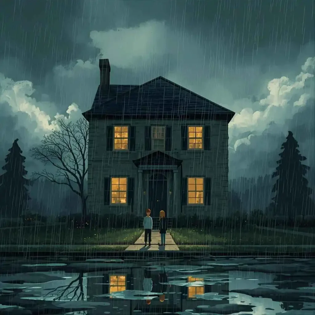 Dreaming of Rain Outside the House