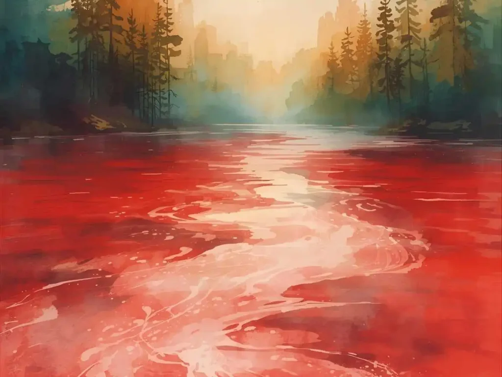 Red Water in Dream Meaning