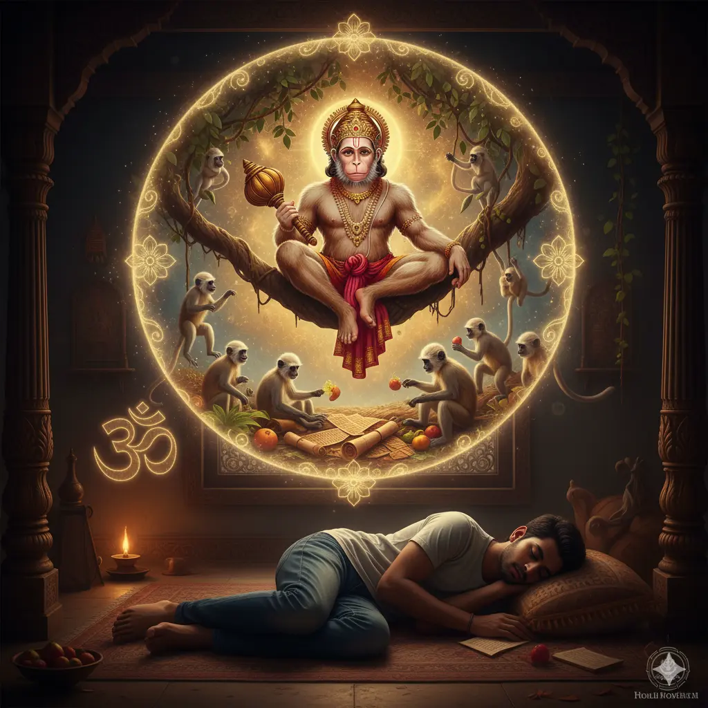 Seeing Monkey in Dream in Hinduism