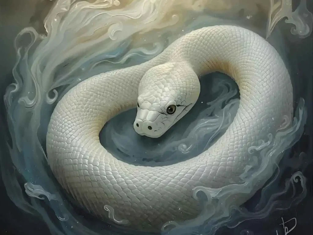 White Snake in Dream Islam