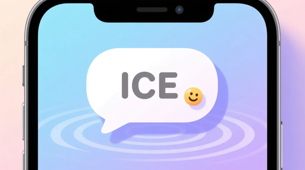 ICE Meaning in Texting & Online Chat