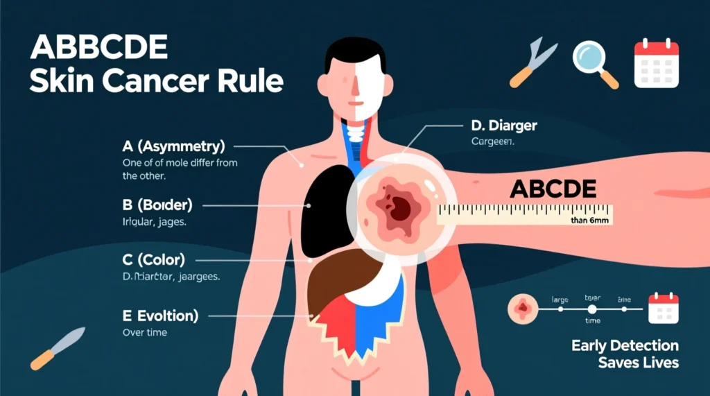 ABCDE Rule for Identifying Skin Cancer